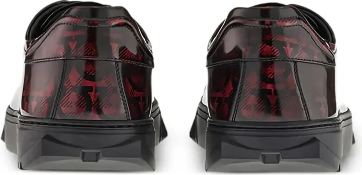 Cube Gancini-print lace-up sneakers - Image 3