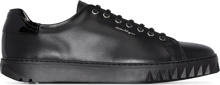 Cube leather sneakers