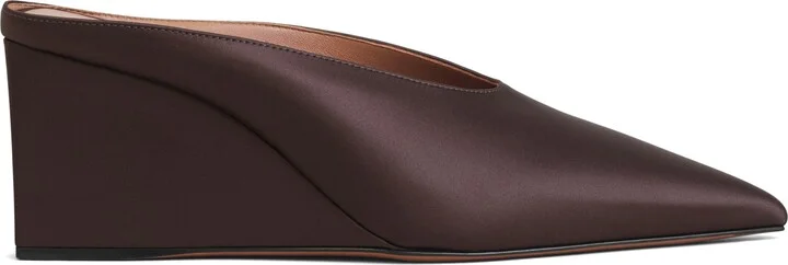 Cube Pointed Toe Wedge Mule - Image 3