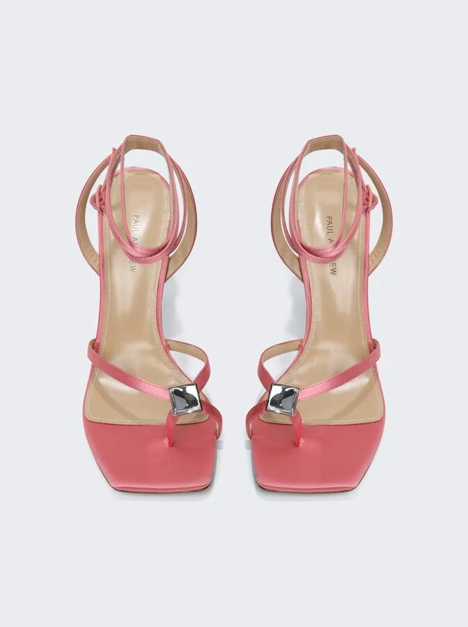 Cube Toe Ring High Heel Sandal