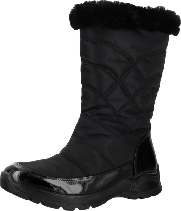 Cuddle Womens Faux Fur Cold Weather Winter Boots