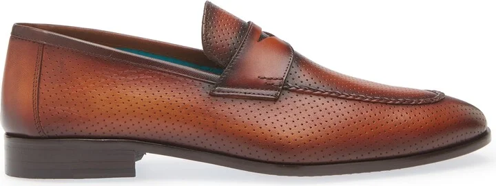 Cueva Perforated Penny Loafer - Image 3