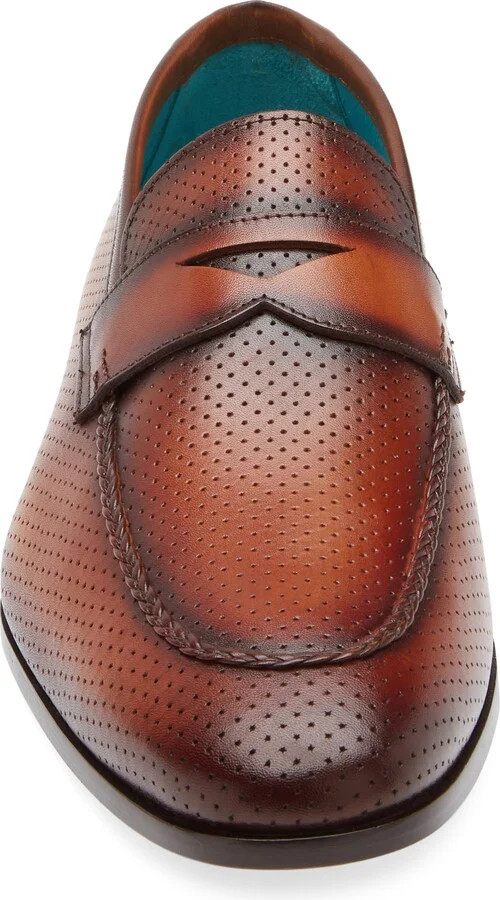 Cueva Perforated Penny Loafer - Image 4