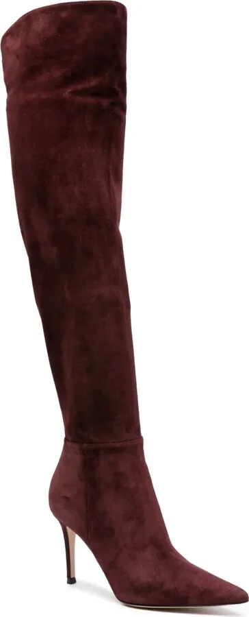 Cuissard 90mm suede boots - Image 2