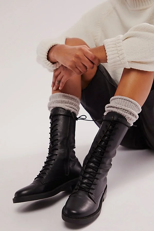 Cult Classic Combat Boots - Image 2