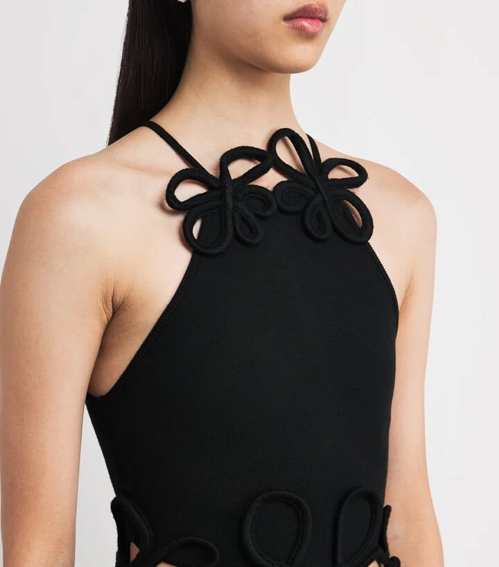 Cult Gaia Crochet-Trim Jenna Midi Dress - Image 6