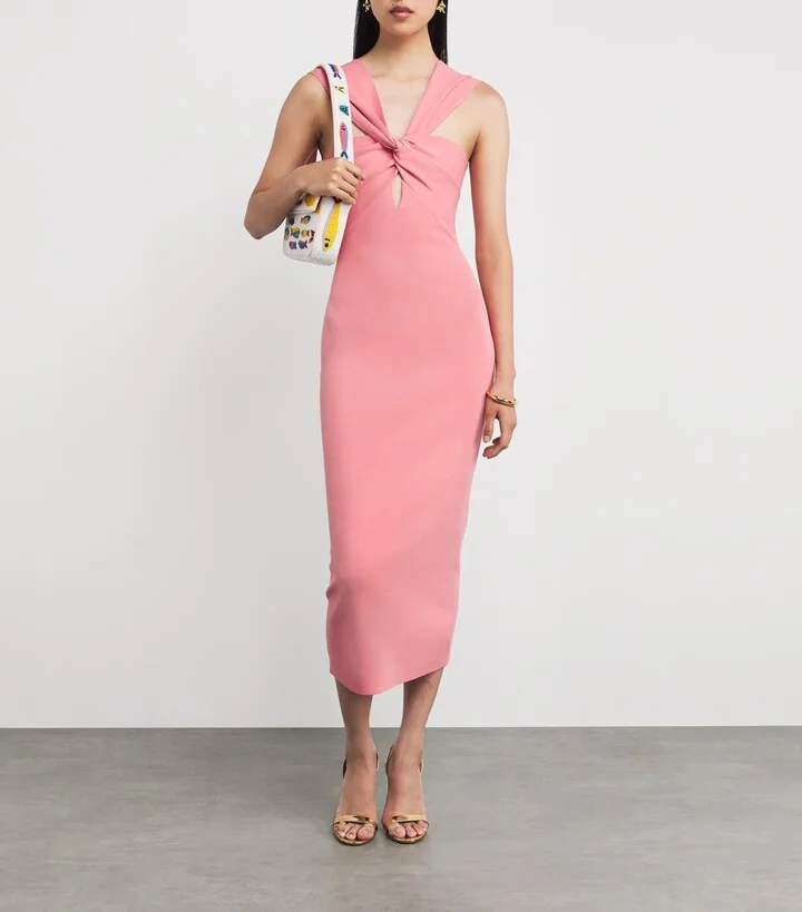 Cult Gaia Twist-Front Dawnette Midi Dress - Image 2