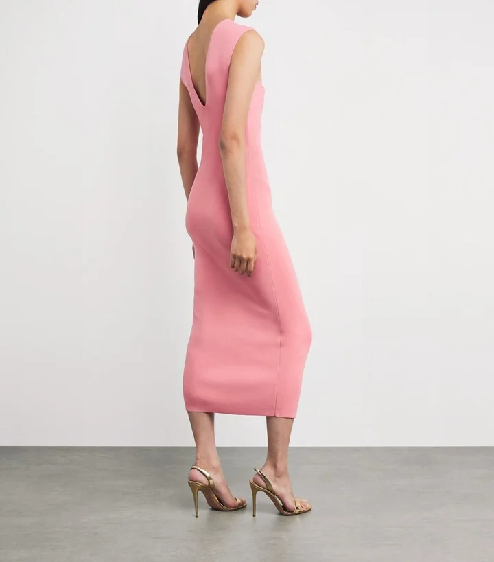 Cult Gaia Twist-Front Dawnette Midi Dress - Image 3