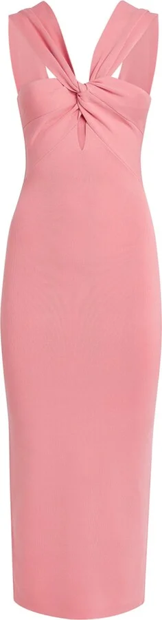 Cult Gaia Twist-Front Dawnette Midi Dress
