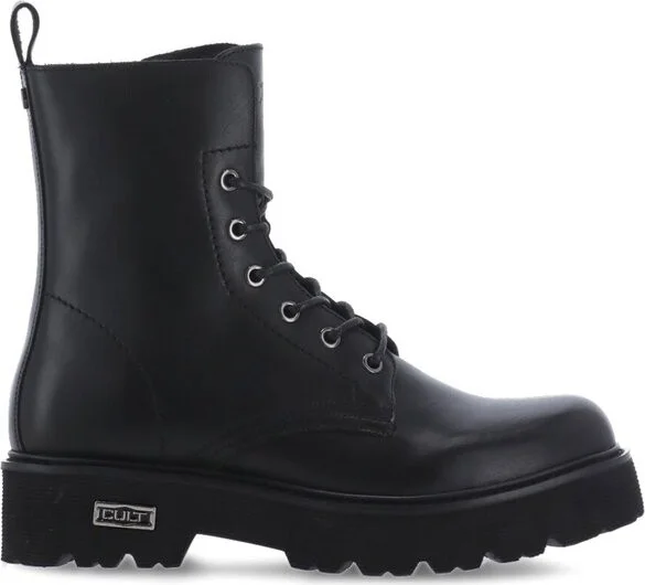 Cult Logo Detailed Lace-Up Boots
