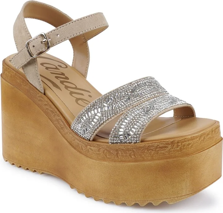 Cuna Ankle Strap Platform Wedge Sandal