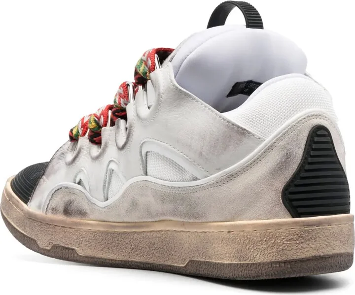 Curb chunky leather sneakers - Image 3