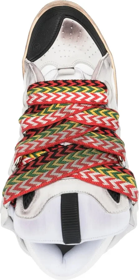 Curb chunky leather sneakers - Image 4