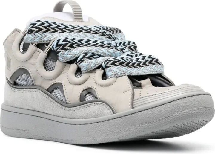 Curb chunky leather sneakers - Image 2
