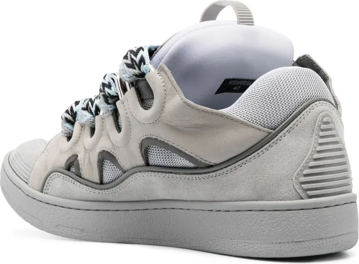 Curb chunky leather sneakers - Image 3