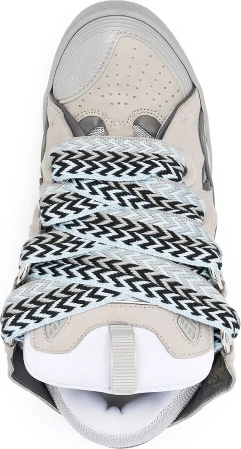 Curb chunky leather sneakers - Image 4
