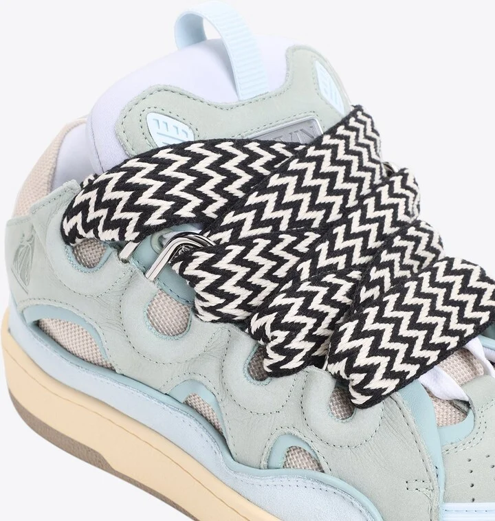Curb Leather Low-Top Sneakers - Image 3