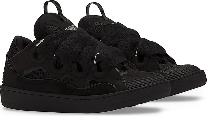 Curb Leather Sneakers - Black - Size 3 - Image 2