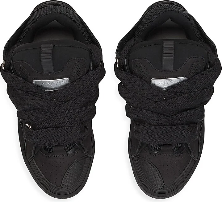 Curb Leather Sneakers - Black - Size 3 - Image 3