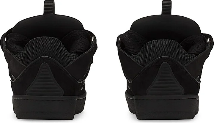 Curb Leather Sneakers - Black - Size 3 - Image 4