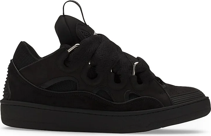 Curb Leather Sneakers - Black - Size 3