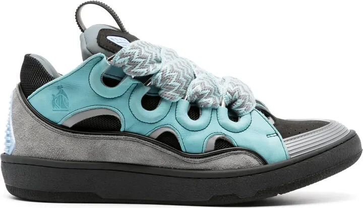 Curb leather sneakers