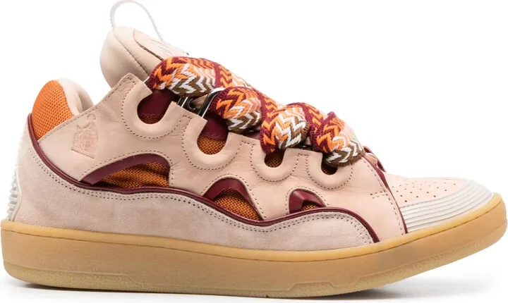 Curb leather sneakers