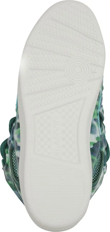 Curb Leather Sneakers With Sparkles - Image 6