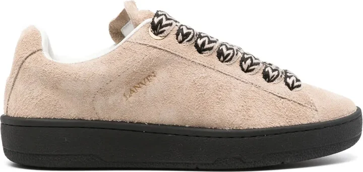 Curb low-top suede sneakers
