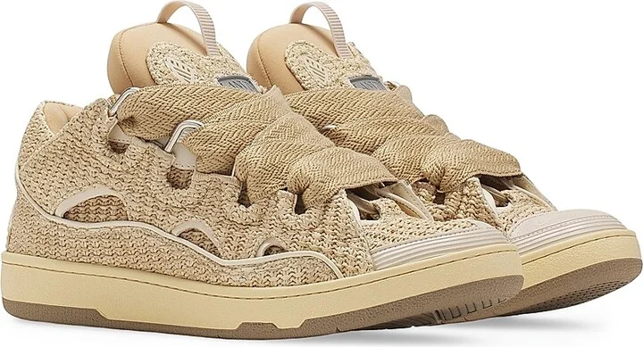 Curb Raffia Sneakers - Natural - Size 2 - Image 2