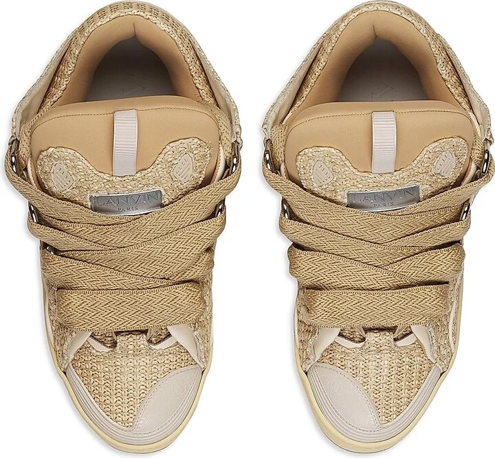 Curb Raffia Sneakers - Natural - Size 2 - Image 3