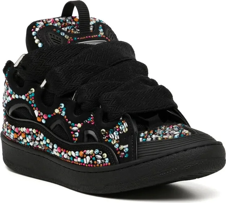 Curb Rhinestone Sneakers - Image 2