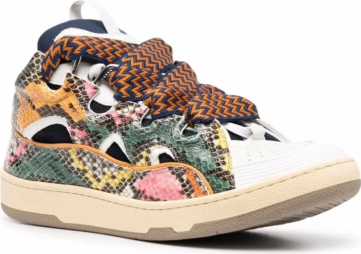 Curb snakeskin-effect sneakers - Image 2