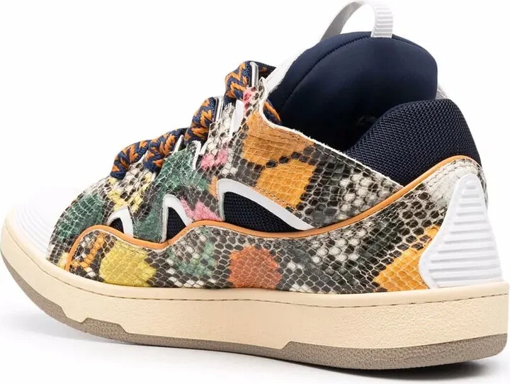 Curb snakeskin-effect sneakers - Image 3