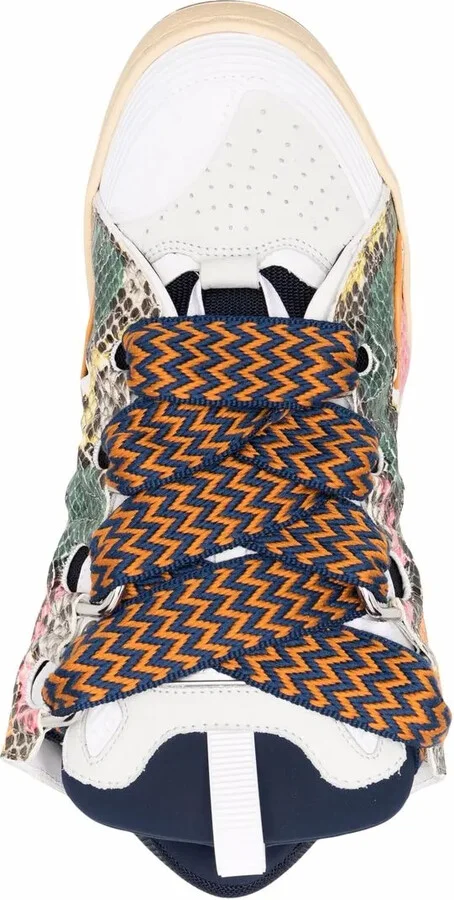 Curb snakeskin-effect sneakers - Image 4