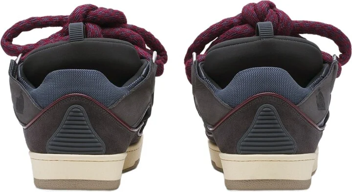 Curb Sneakers In Leather With Snake Laces For Men - Image 4