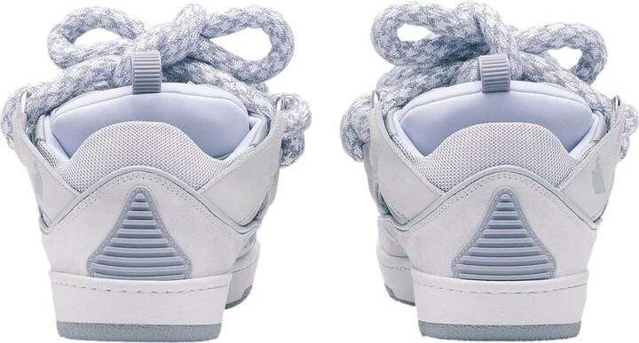 Curb Sneakers In Leather With Snake Laces For Women - Image 4
