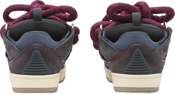 Curb Sneakers In Leather With Snake Laces For Women - Image 10