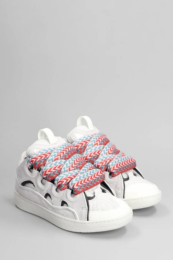Curb Sneakers In White Leather - Image 2