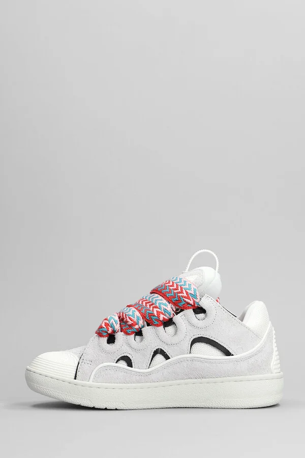 Curb Sneakers In White Leather - Image 3