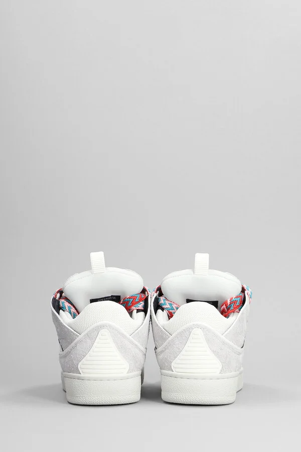 Curb Sneakers In White Leather - Image 4