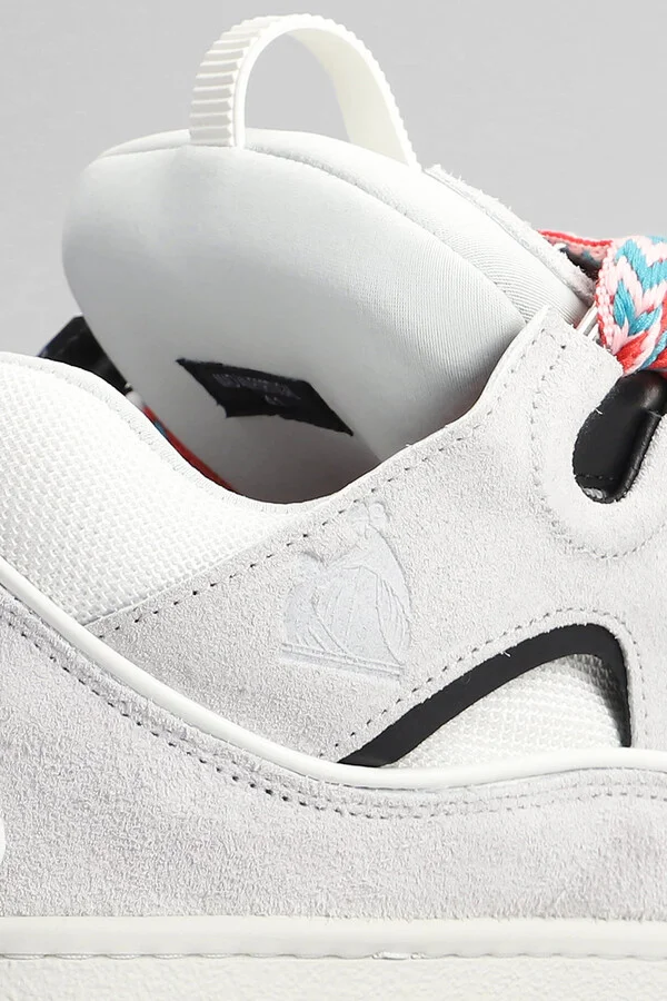 Curb Sneakers In White Leather - Image 5