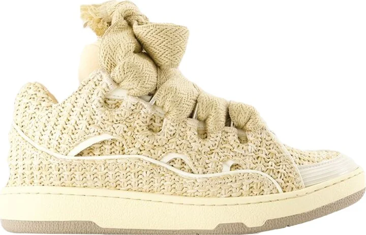 Curb Sneakers - Lanvin - Synthetic - Beige