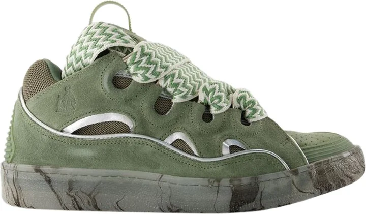 Curb Sneakers - Lanvin - Synthetic - Green/Silver