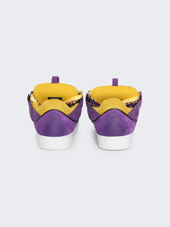 Curb Sneakers Purple And Yellow