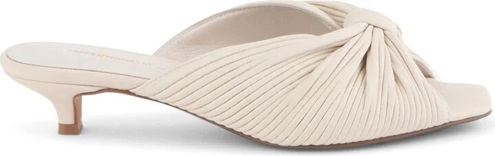 Curfew Leather Kitten Heel-Neutrals - Image 2