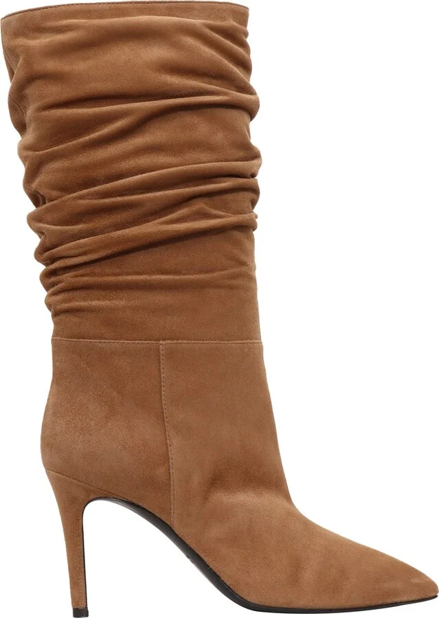 Curled Brown Boot