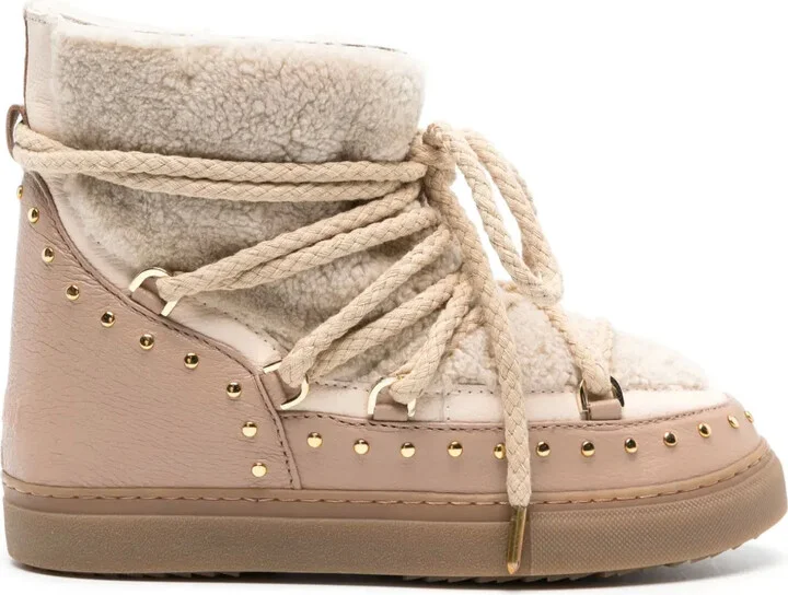 Curly Rock stud-embellished boots