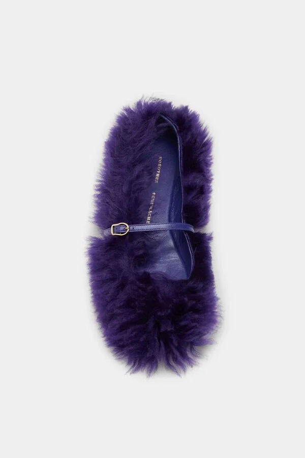 Curly sheepskin Mary-Janes - Image 6