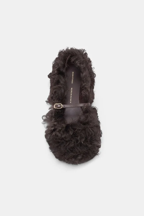 Curly sheepskin Mary-Janes - Image 6